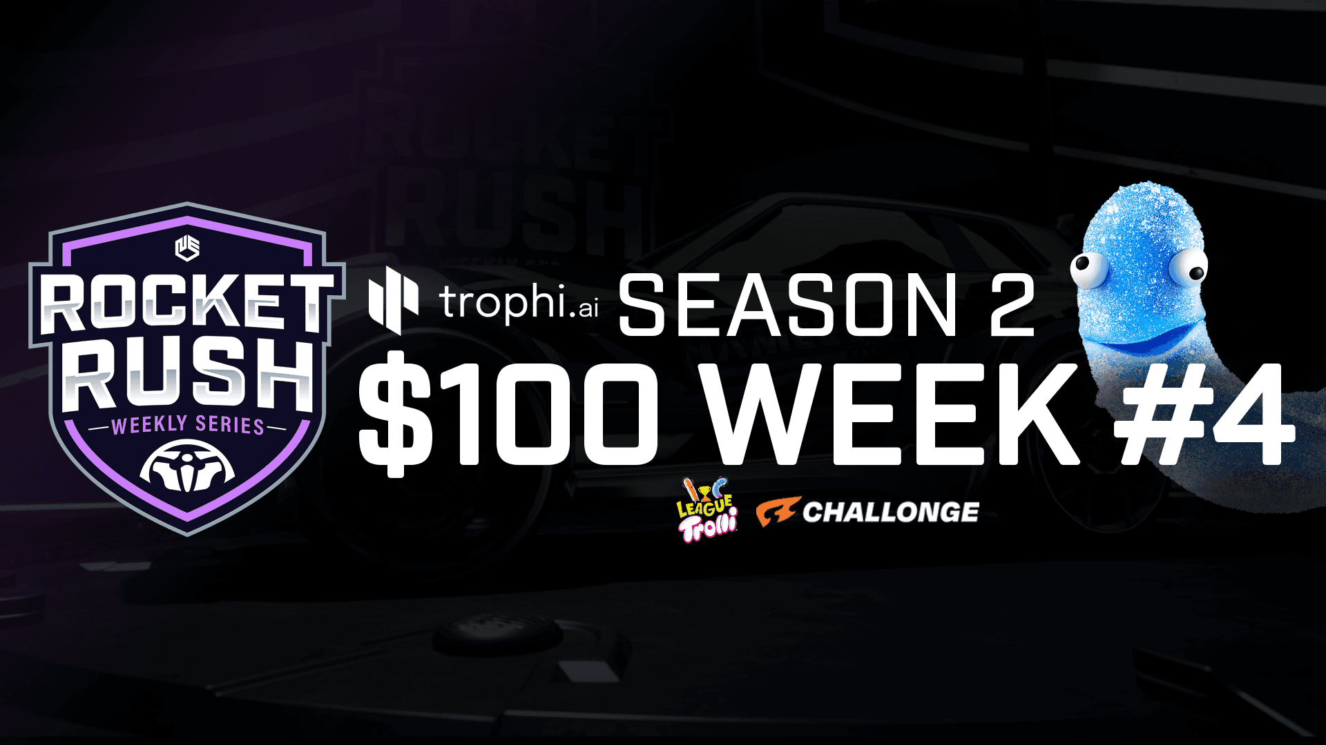 $100 | 3v3 Rocket Rush x trophi.ai | Season 2 Week 4