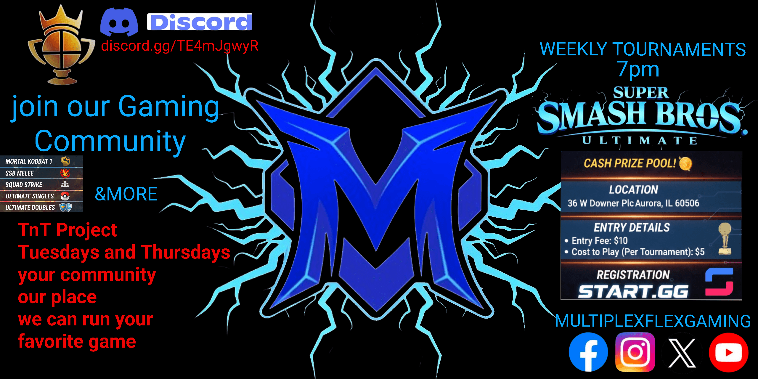 Elgin mall tournament hosted by multiplex Flex Gaming